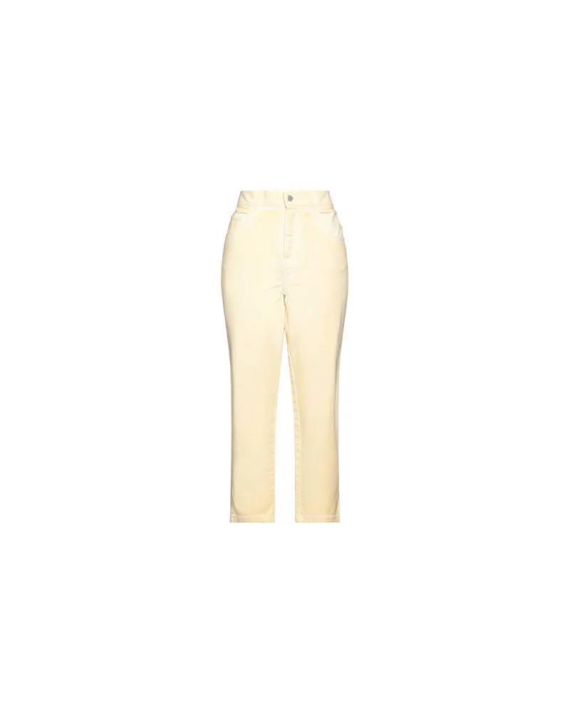 ROSEANNA HOSEN & RÖCKE - Jeanshosenauf YOOX.COM Pastellgelb