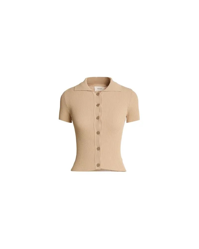 VICOLO STRICKWAREN - Strickjackenauf YOOX.COM Beige