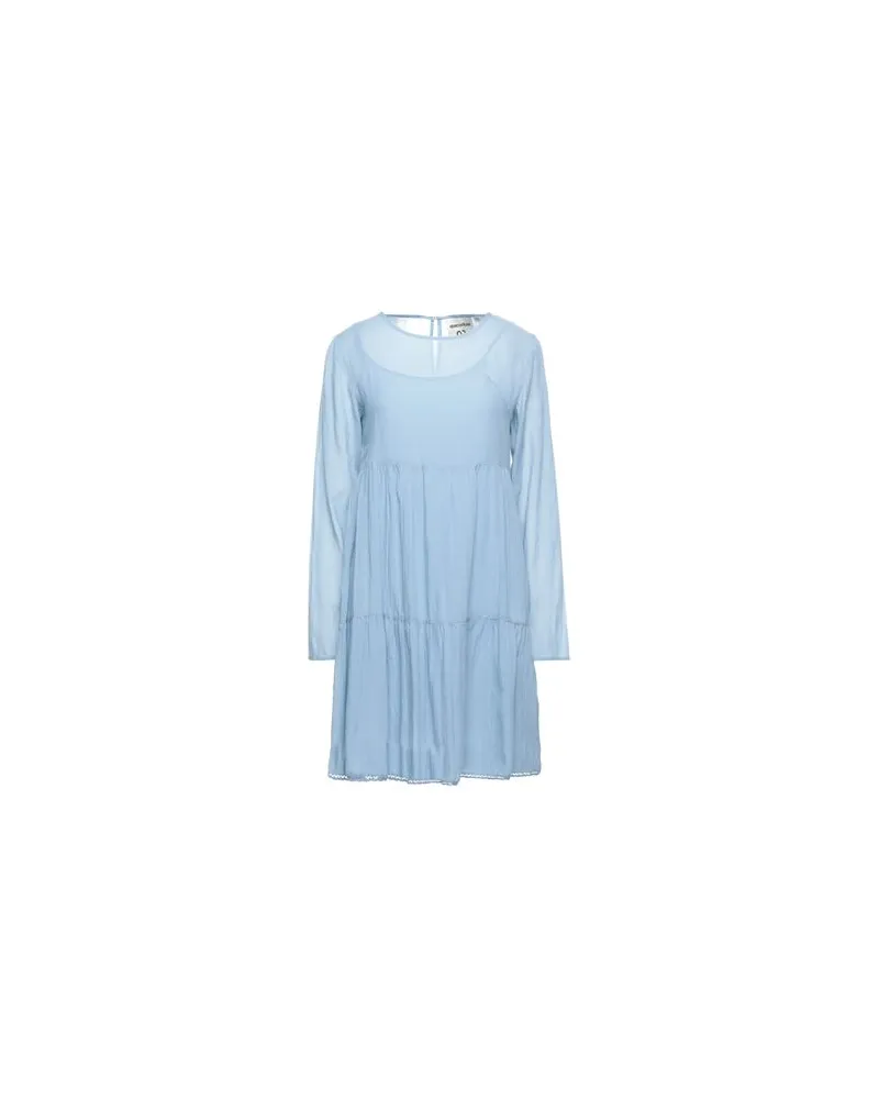 Semicouture KLEIDER - Mini-Kleiderauf YOOX.COM Himmelblau