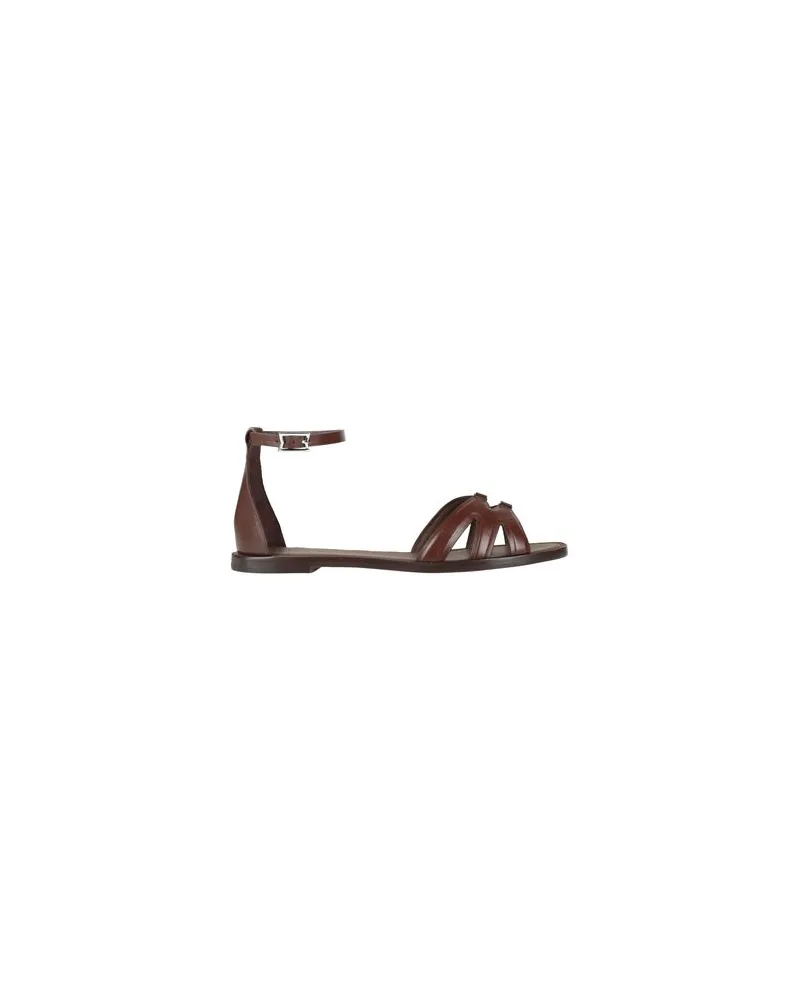 Max Mara SCHUHE - Sandalenauf YOOX.COM Braun