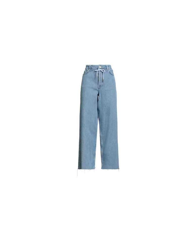 Ganni HOSEN & RÖCKE - Jeanshosenauf YOOX.COM Blau