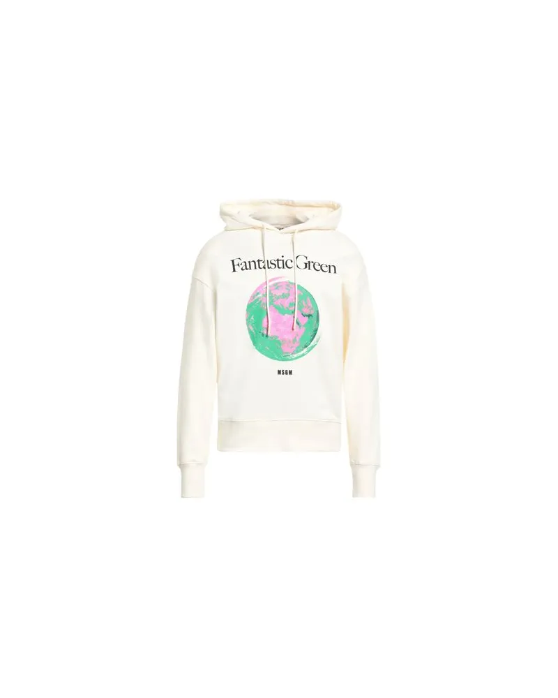 MSGM TOPS - Sweatshirtsauf YOOX.COM Cremeweiß
