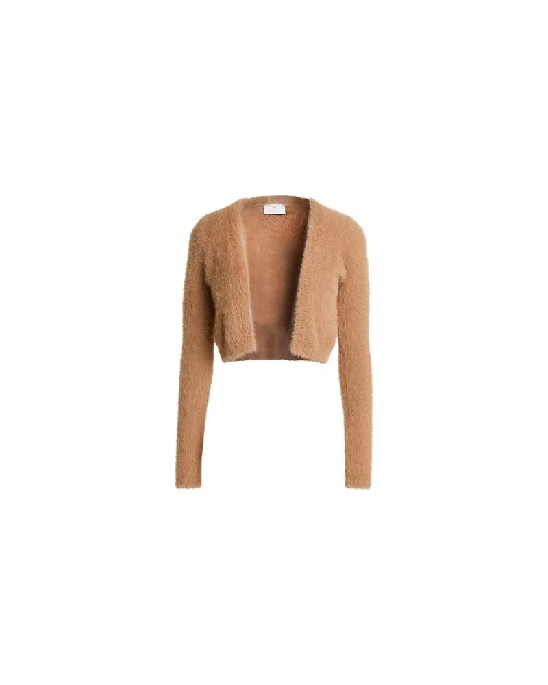 NENETTE STRICKWAREN - Strickjackenauf YOOX.COM Kamel