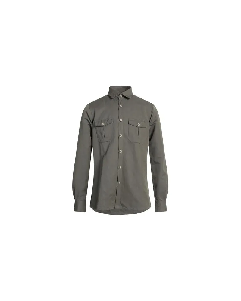 XACUS TOPS - Jeanshemdenauf YOOX.COM Militärgrün