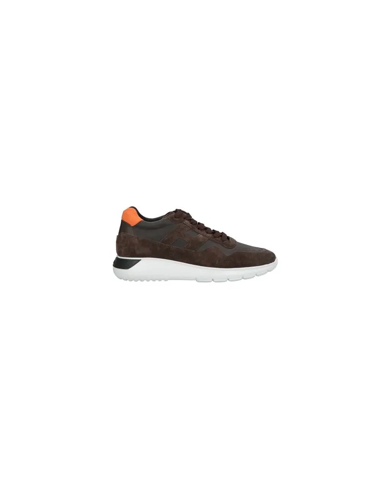 Hogan INTERACTIVE - SCHUHE - Sneakersauf YOOX.COM Dunkelbraun