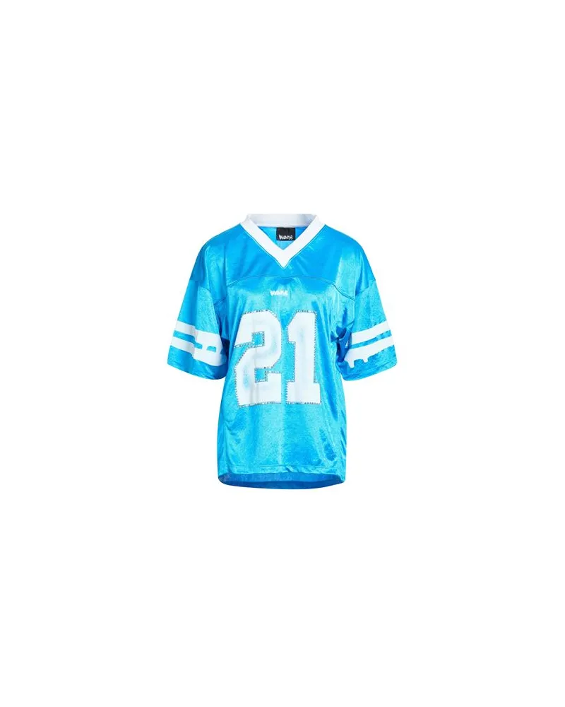 DISCLAIMER TOPS - T-shirtsauf YOOX.COM Azurblau