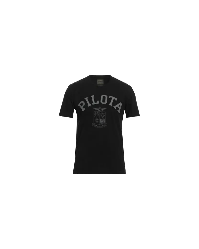 Aeronautica Militare TOPS - T-shirtsauf YOOX.COM Schwarz