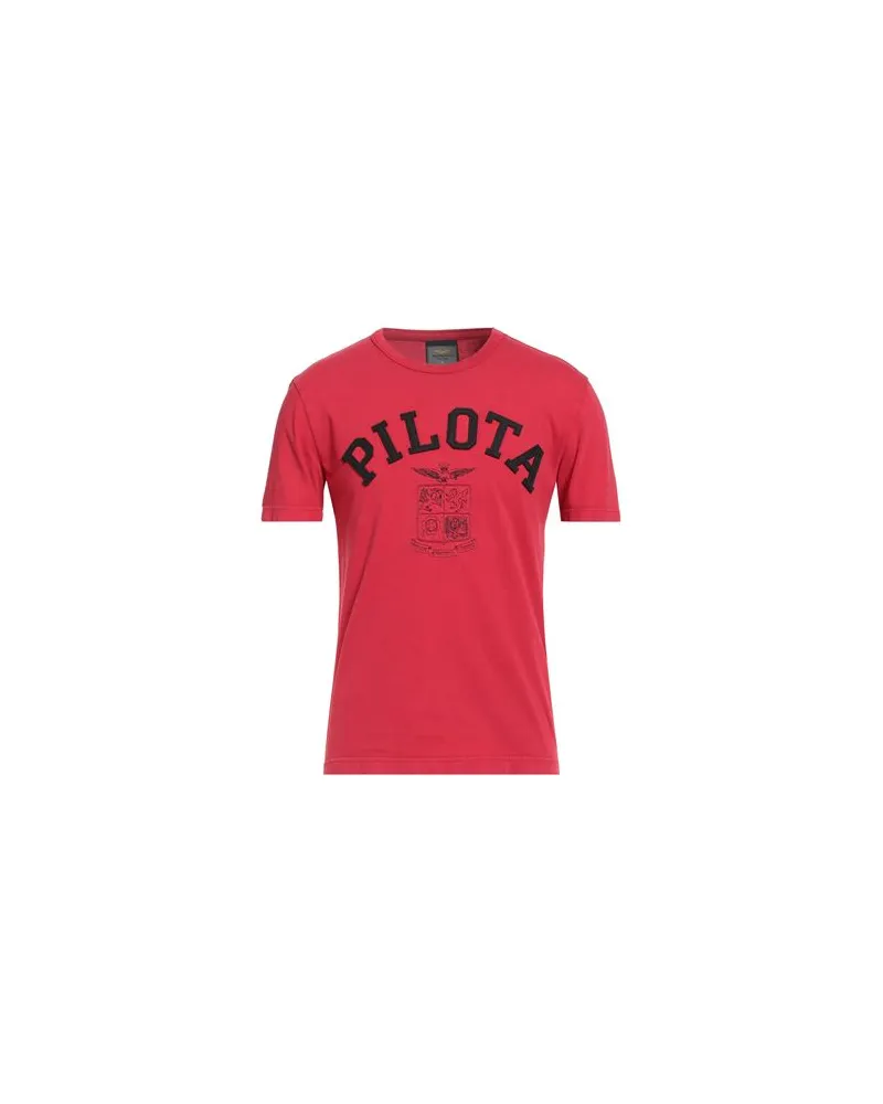 Aeronautica Militare TOPS - T-shirtsauf YOOX.COM Rot