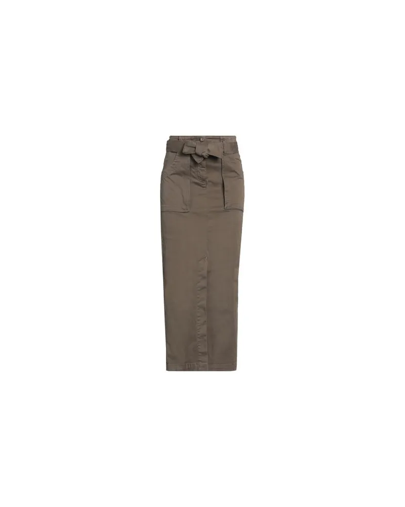 Semicouture HOSEN & RÖCKE - Midi-Röckeauf YOOX.COM Khaki