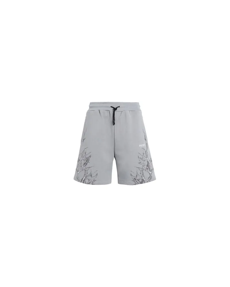 Phobia Archive GREY SHORTS WITH GREY LIGHTNING  - HOSEN & RÖCKE - Shorts & Bermudashortsauf YOOX.COM Grau