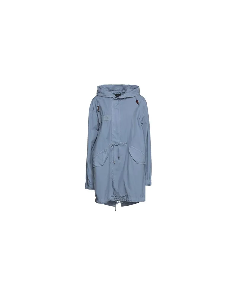 Mr & Mrs Italy JACKEN & MÄNTEL - Jacken, Mäntel & Trenchcoatsauf YOOX.COM Taubenblau