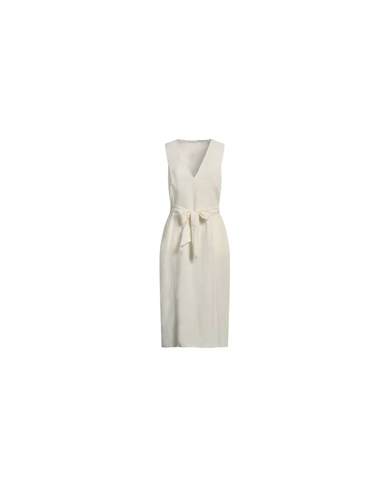 Patrizia Pepe KLEIDER - Midi-Kleiderauf YOOX.COM Cremeweiß