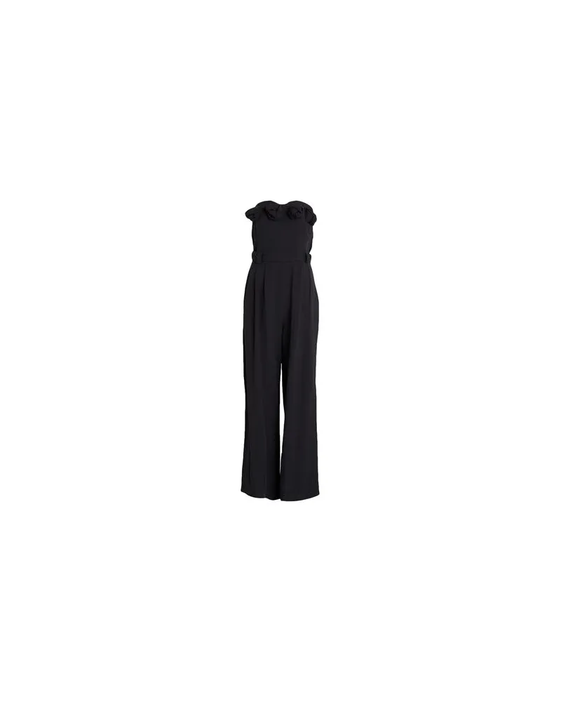 Icona By Kaos OVERALLS - Jumpsuitsauf YOOX.COM Schwarz
