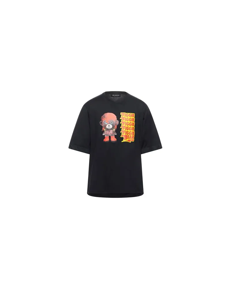 Neil Barrett TOPS - T-shirtsauf YOOX.COM Schwarz
