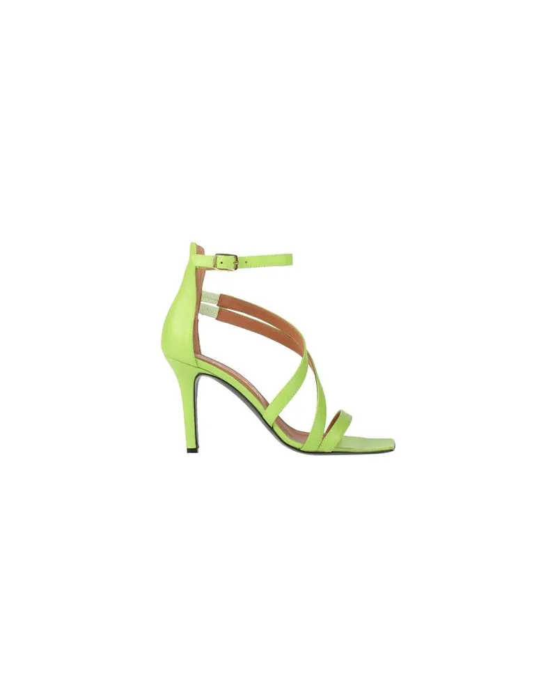 Via Roma 15 SCHUHE - Sandalenauf YOOX.COM Limettengrün