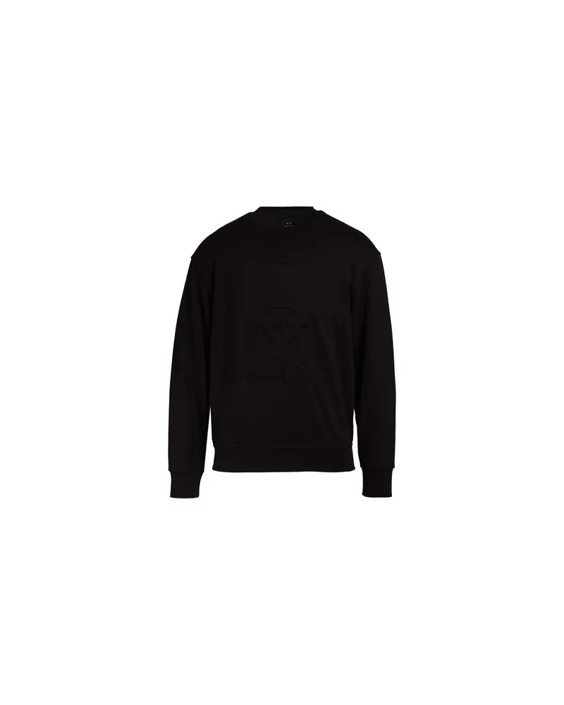 Armani Exchange TOPS - Sweatshirtsauf YOOX.COM Schwarz