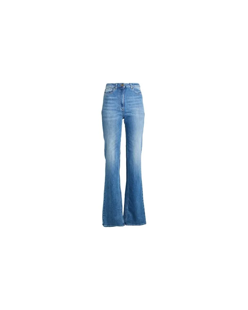 Elisabetta Franchi HOSEN & RÖCKE - Jeanshosenauf YOOX.COM Blau