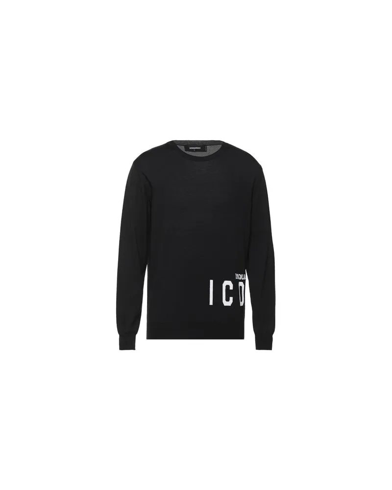 Dsquared2 STRICKWAREN - Pulloverauf YOOX.COM Schwarz