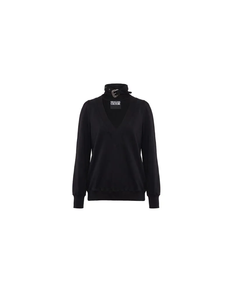 Versace Jeans TOPS - Sweatshirtsauf YOOX.COM Schwarz