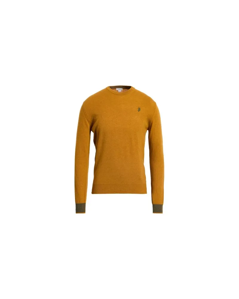U.S. Polo Assn.  U POLO ASSN. - STRICKWAREN - Pulloverauf YOOX.COM Senf