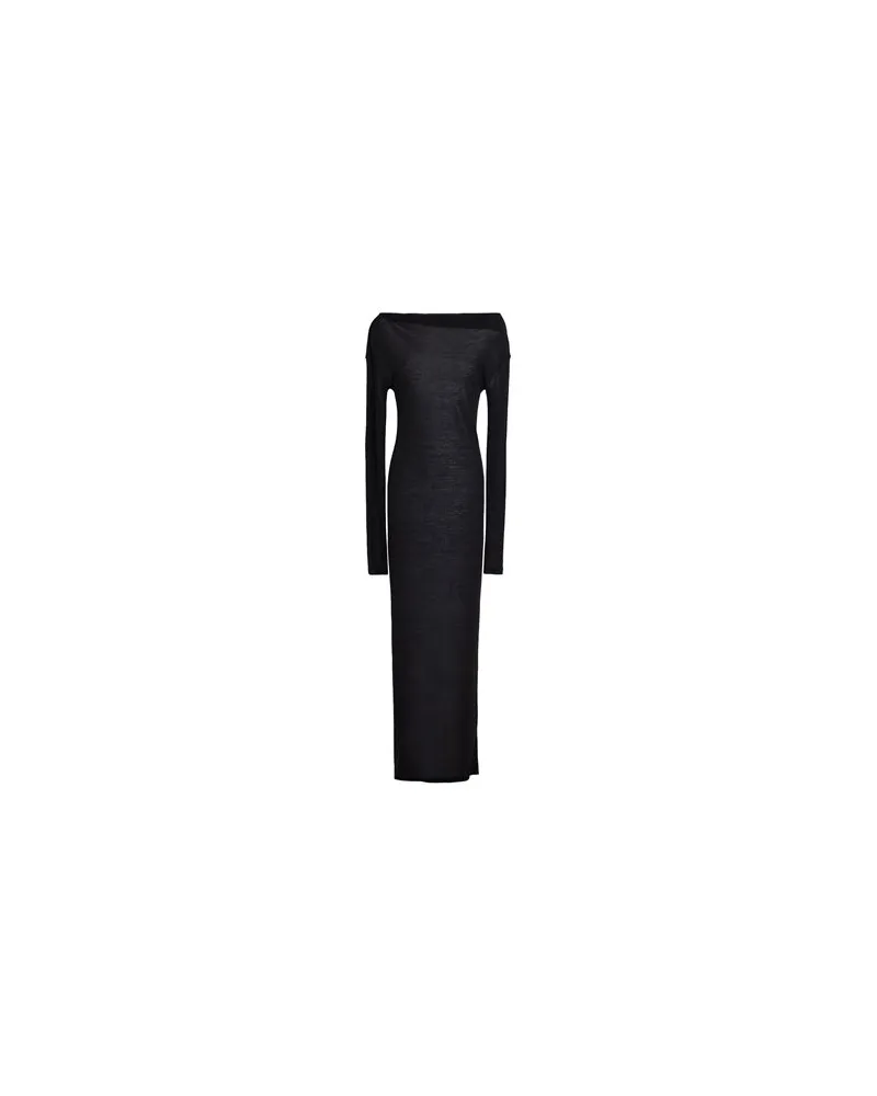 Isabel Benenato KLEIDER - Maxi-Kleiderauf YOOX.COM Schwarz