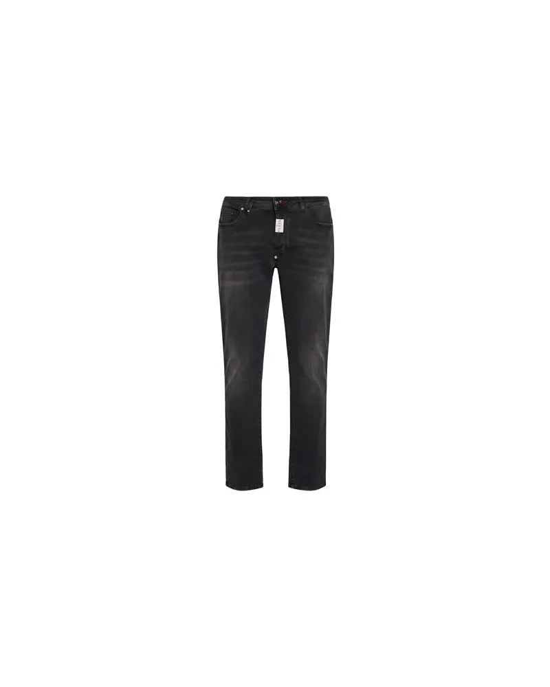 Philipp Plein HOSEN & RÖCKE - Jeanshosenauf YOOX.COM Schwarz