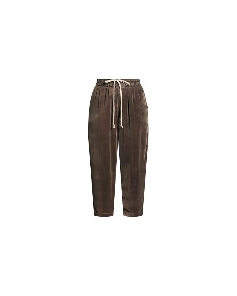 Rick Owens HOSEN & RÖCKE - Hosenauf YOOX.COM Dunkelbraun
