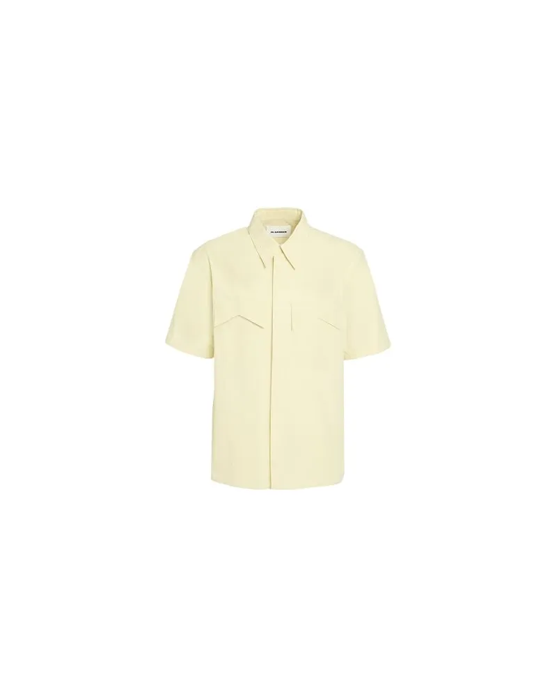 Jil Sander TOPS - Hemdenauf YOOX.COM Pastellgelb