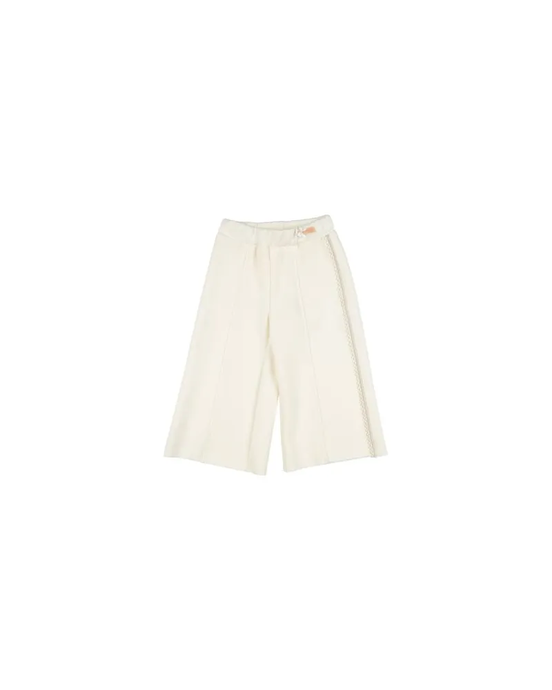 Monnalisa HOSEN & RÖCKE - Hosenauf YOOX.COM Cremeweiß