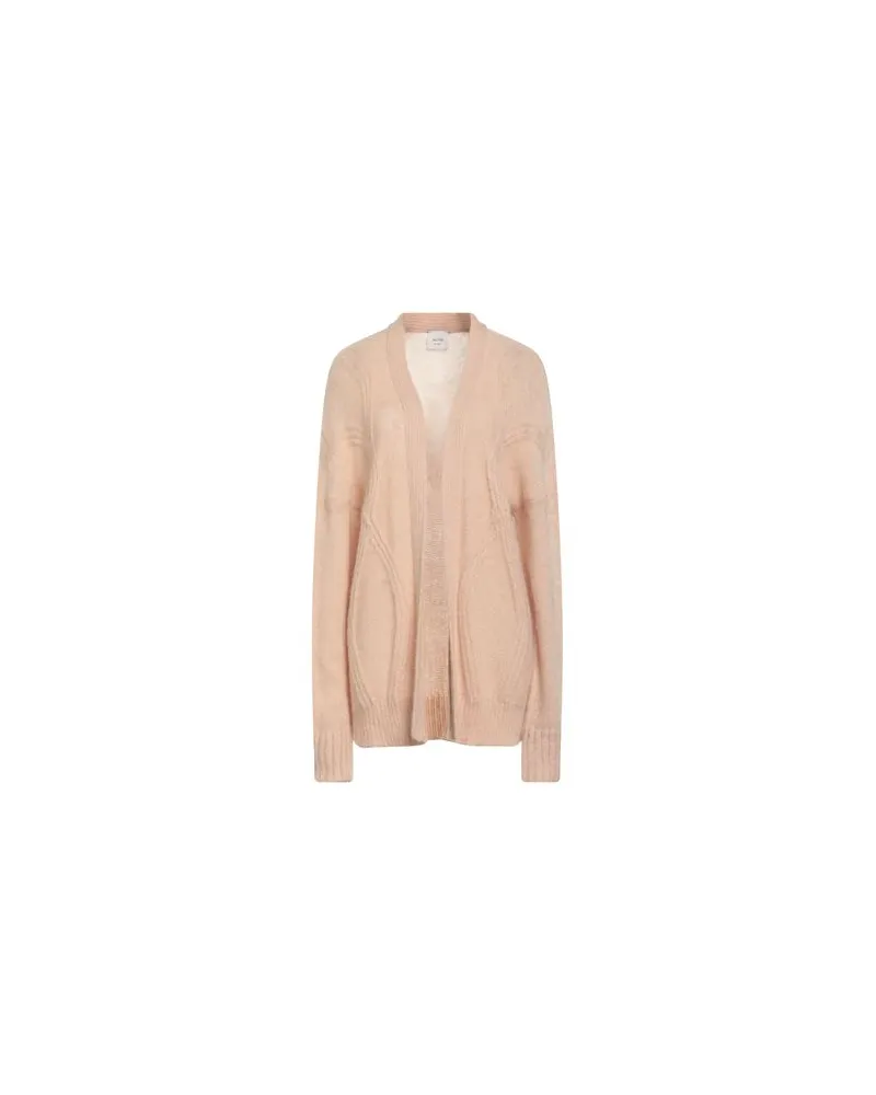 ALYSI STRICKWAREN - Strickjackenauf YOOX.COM Beige