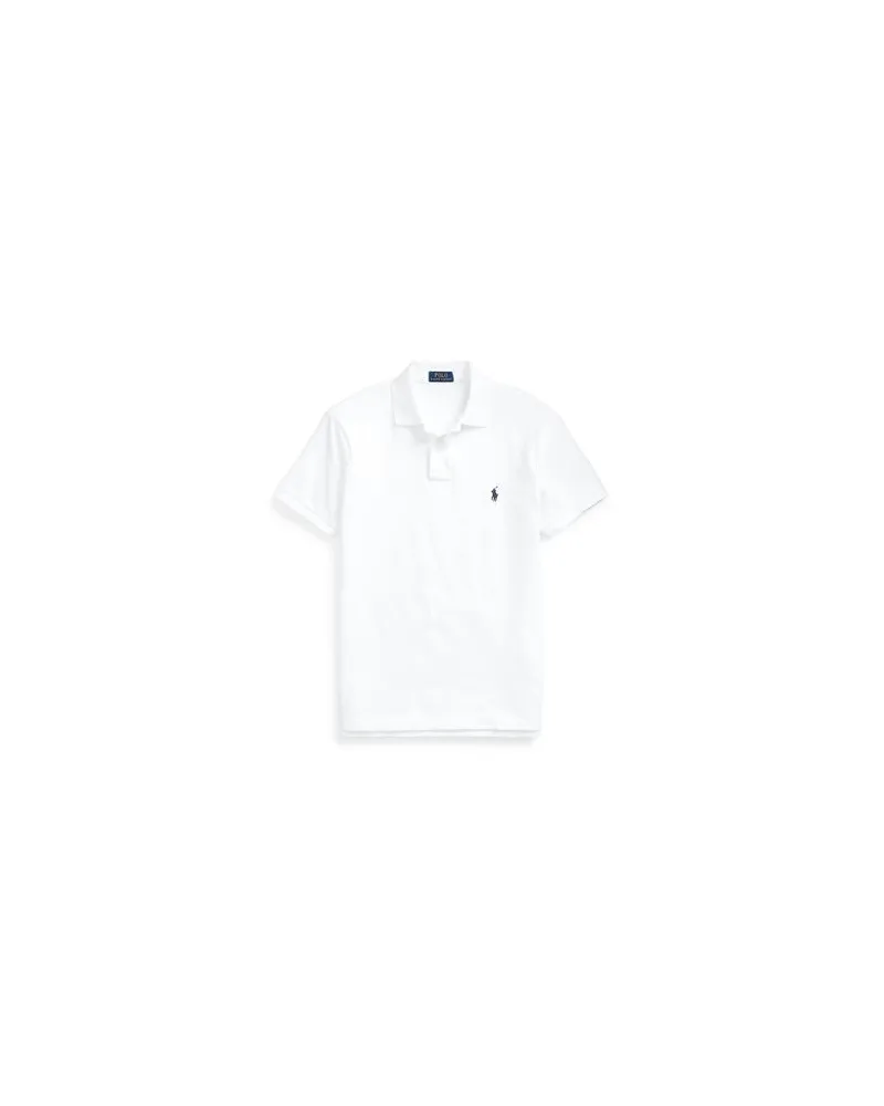Ralph Lauren Slim Fit Basic Mesh Polo   - TOPS - Poloshirtsauf YOOX.COM Weiß