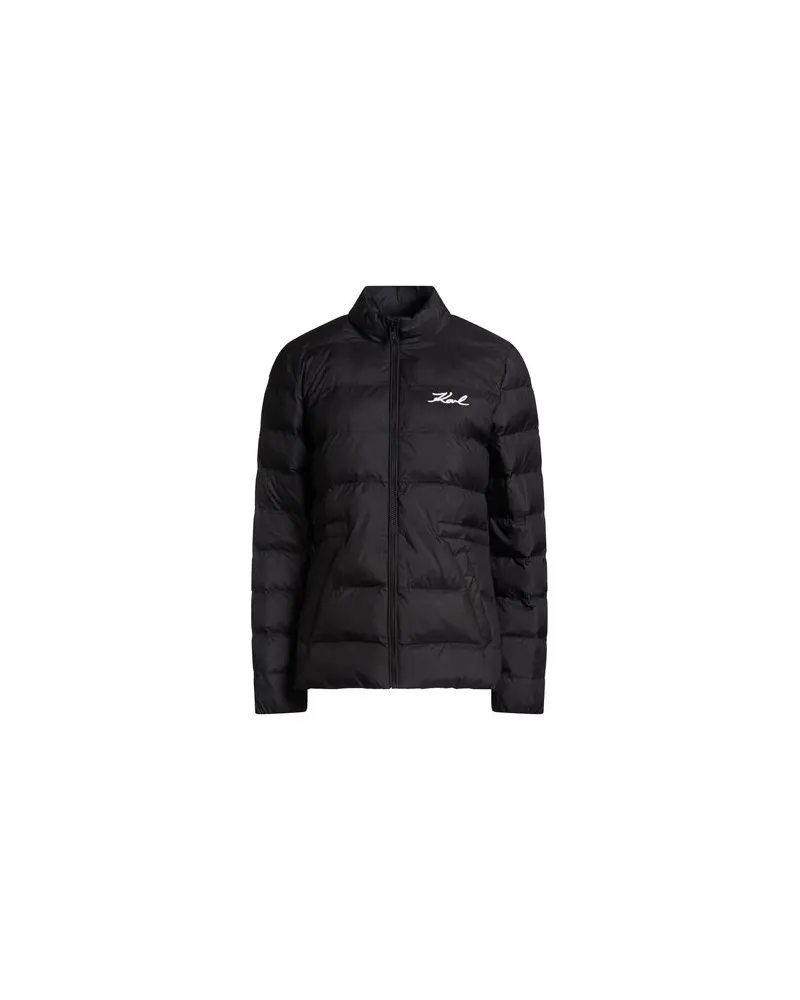 Karl Lagerfeld JACKEN & MÄNTEL - Pufferjacken & Daunenjackenauf YOOX.COM Schwarz
