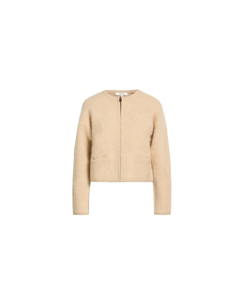 Frame Denim THE LOFTY CROCHET CARDI  - STRICKWAREN - Strickjackenauf YOOX.COM Sand