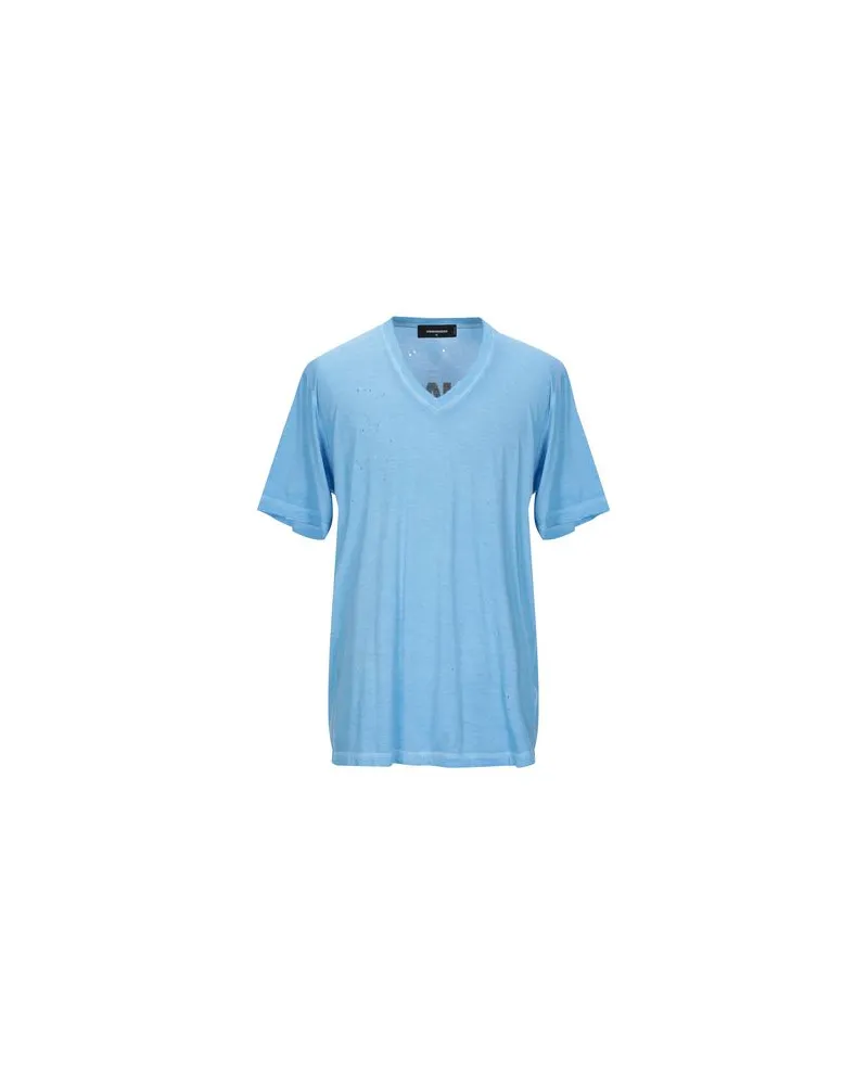 Dsquared2 TOPS - T-shirtsauf YOOX.COM Himmelblau