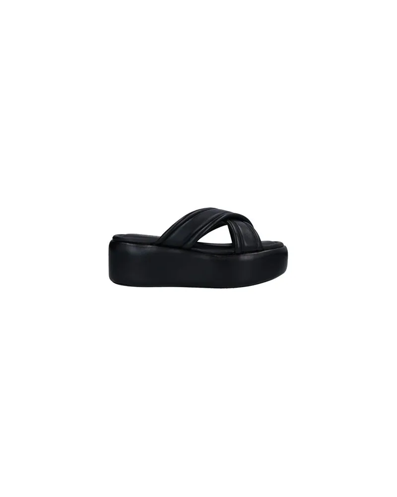 Paola Ferri SCHUHE - Sandalenauf YOOX.COM Schwarz