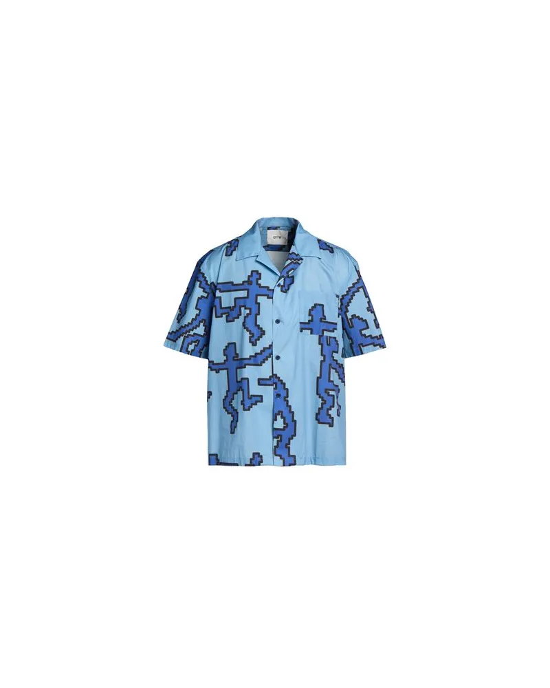 Arte Antwerp TOPS - Hemdenauf YOOX.COM Hellblau