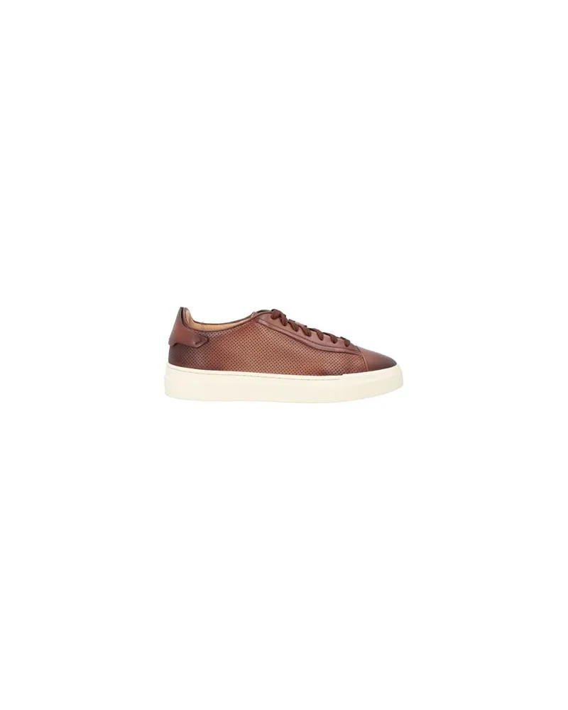 Santoni SCHUHE - Sneakersauf YOOX.COM Schokobraun
