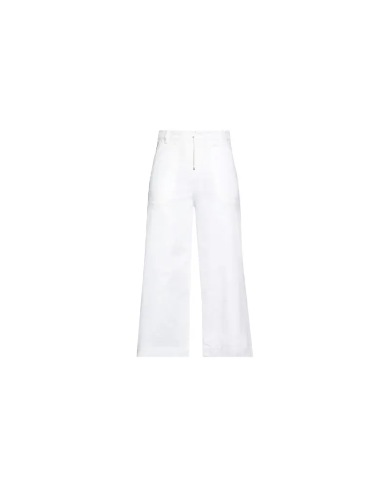 Anna Molinari HOSEN & RÖCKE - Jeanshosenauf YOOX.COM Weiß