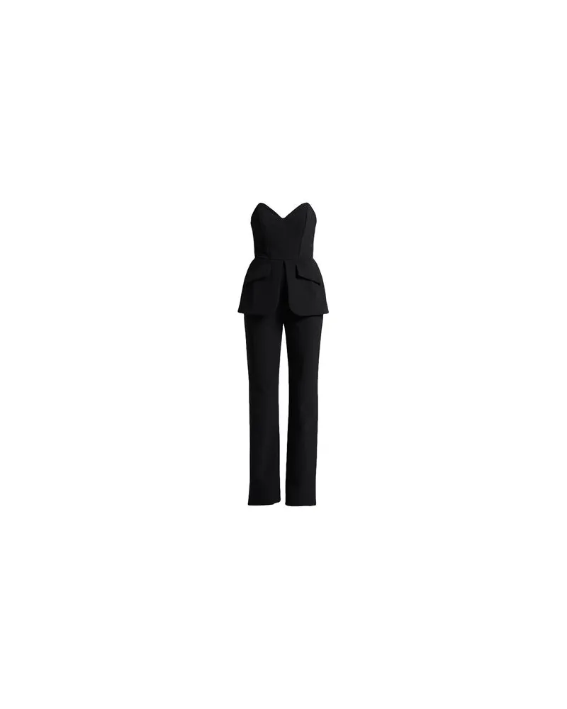 Elisabetta Franchi OVERALLS - Jumpsuitsauf YOOX.COM Schwarz