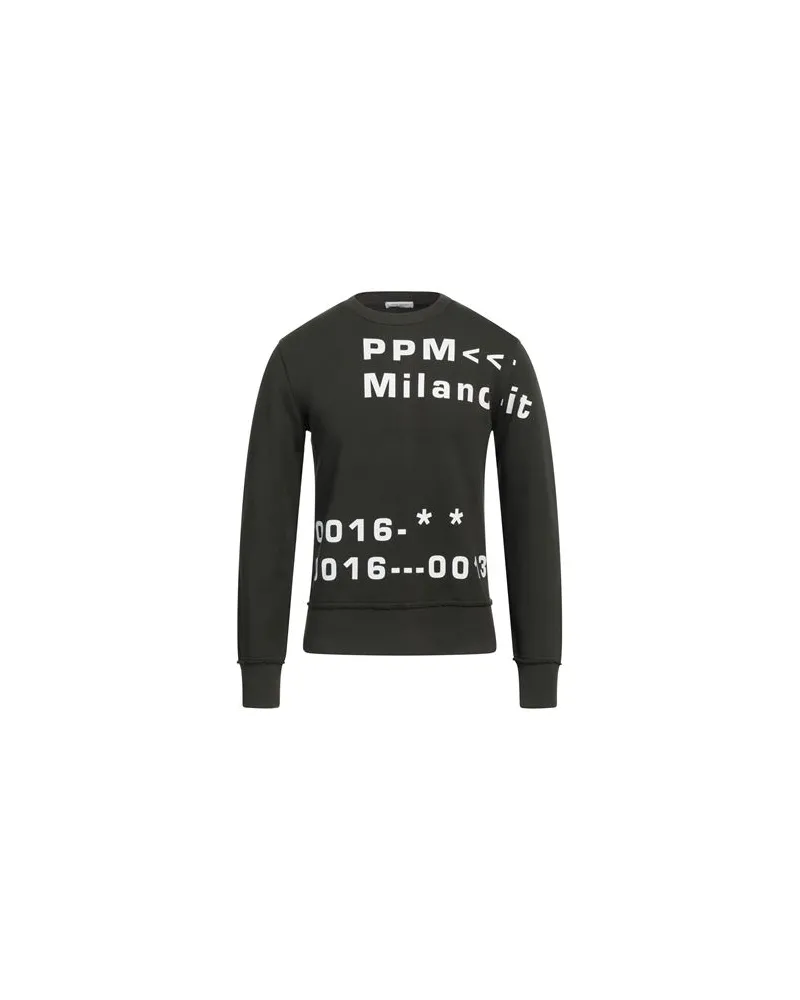 Paolo Pecora Milano TOPS - Sweatshirtsauf YOOX.COM Militärgrün