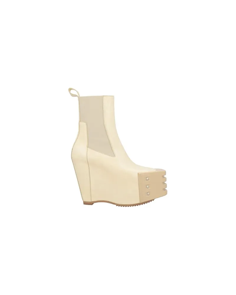 Rick Owens SCHUHE - Stiefelettenauf YOOX.COM Cremeweiß