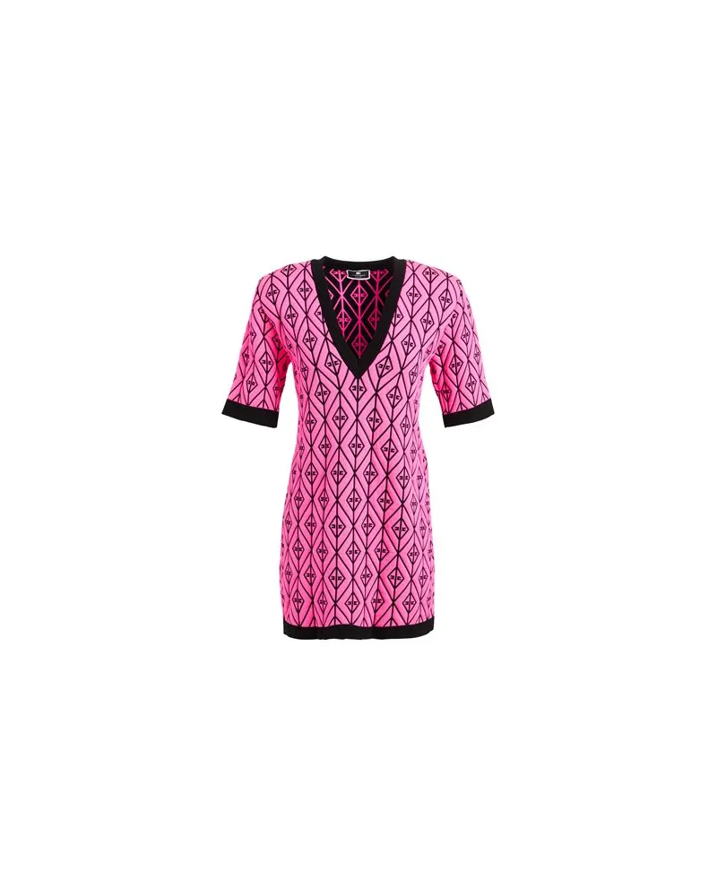 Elisabetta Franchi KLEIDER - Mini-Kleiderauf YOOX.COM Fuchsia