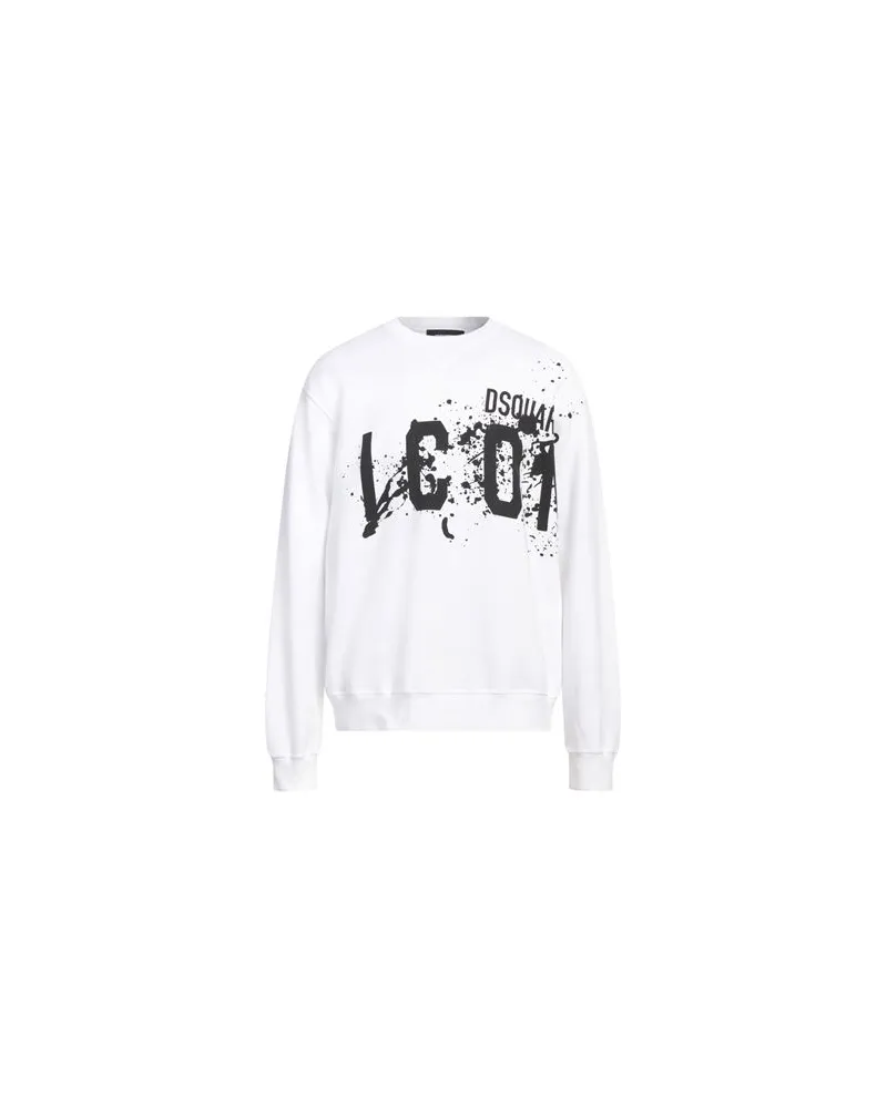 Dsquared2 ICON - TOPS - Sweatshirtsauf YOOX.COM Weiß