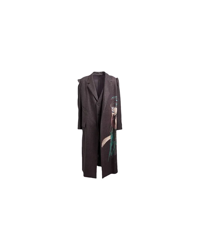 Yohji Yamamoto JACKEN & MÄNTEL - Mäntelauf YOOX.COM Dunkelbraun