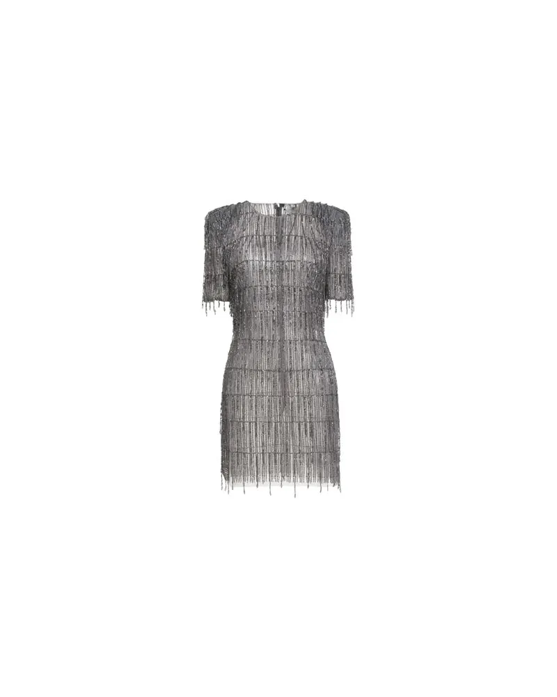 Elisabetta Franchi KLEIDER - Mini-Kleiderauf YOOX.COM Grau