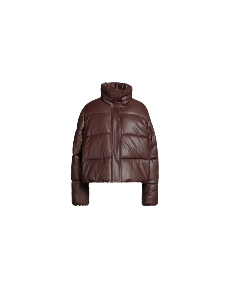 Calvin Klein JACKEN & MÄNTEL - Pufferjacken & Daunenjackenauf YOOX.COM Schokobraun