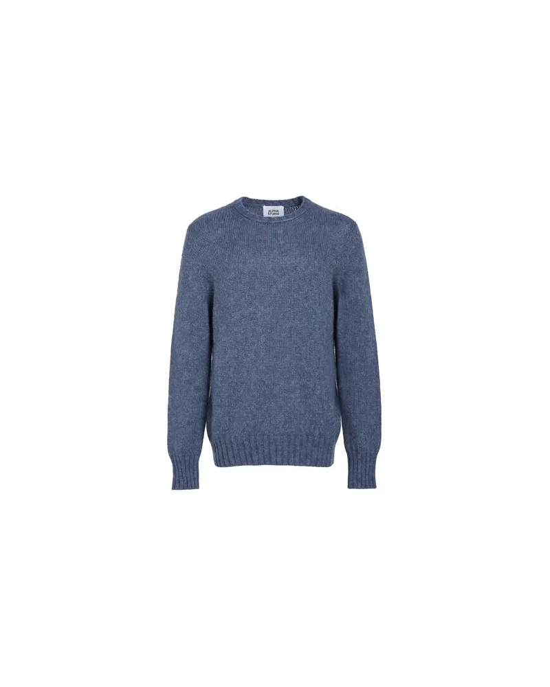 Alpha Studio STRICKWAREN - Pulloverauf YOOX.COM Taubenblau