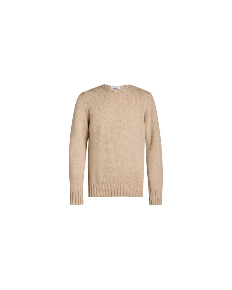 Alpha Studio STRICKWAREN - Pulloverauf YOOX.COM Beige