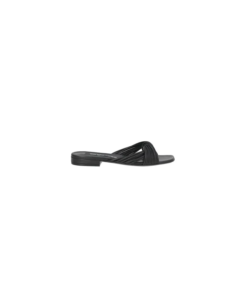 Sergio Rossi SCHUHE - Sandalenauf YOOX.COM Schwarz