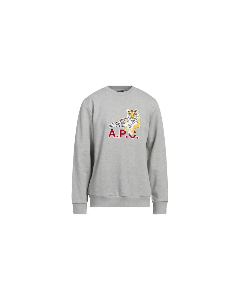 A.P.C. TOPS - Sweatshirtsauf YOOX.COM Hellgrau